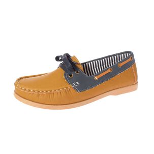 Mocas&iacute;n Camel/navy Marche Art. 5lo450camelnavy